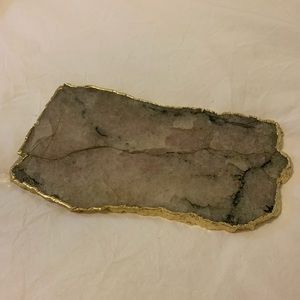 Anthropologie Agate Tray/Plate